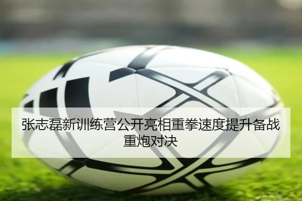 张志磊新训练营公开亮相重拳速度提升备战重炮对决